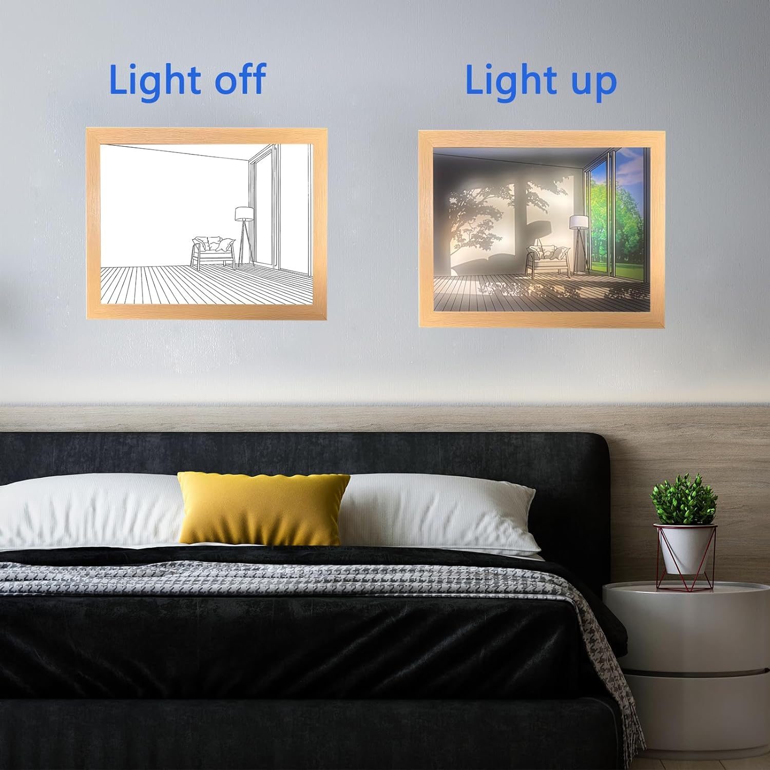 Sunset Lighting Painting Decoration,The Art of Led Glowing Photo Frame,Three-Color Luminous Lighting Acrylic Desktop Art,Large Size Light Up Painting Creative LED Night Light Decor(MultiDesign) Sunset Lighting Painting Decoration,The Art of Led Glowing Photo Frame,Three-Color Luminous Lighting Acrylic Desktop Art,Large Size Light Up Painting Creative LED Night Light Decor(MultiDesign)